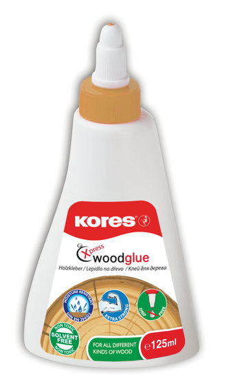 Bílé lepidlo na dřevo Wood Glue 125 ml, rychlouzávěr Bílé lepidlo na dřevo Wood Glue 125 ml, rychlouzávěr