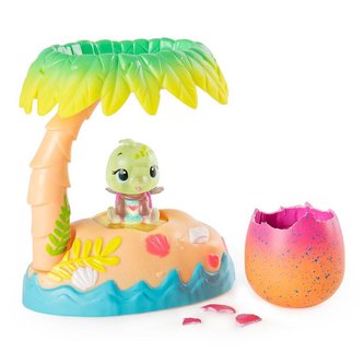 HATCHIMALS SVÍTÍCÍ HRACÍ SADA PLÁŽOVÉ HNÍZDO