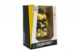Robot bojovník chodící plast 23cm na baterie se zvukem se světlem v krabici 24x30x12cm