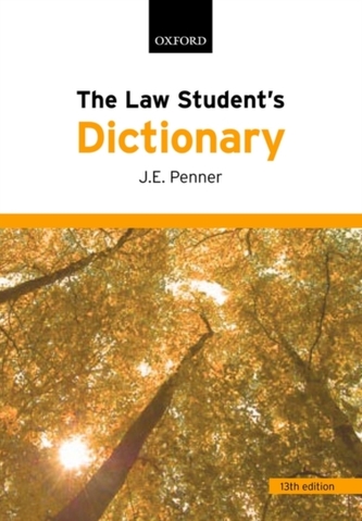 The Law Student's Dictionary