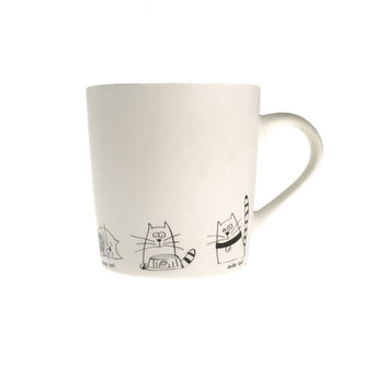 Porcelánový hrnek s kočičkami (280ml)