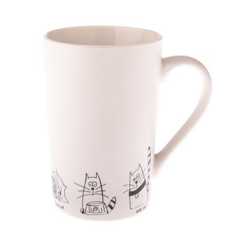 Porcelánový hrnek s kočičkami 380ml