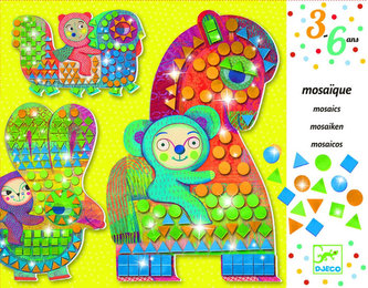 Djeco Výtvarná sada, mozaika - Na koni