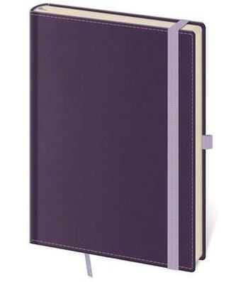 Zápisník - Double Violet - linkovaný L