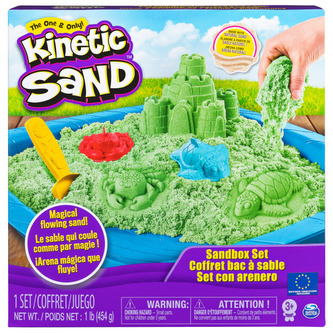 Kinetic sand písečný zámek zelený