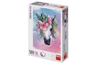 Jednorožec 500XL puzzle relax 47x66cm v krabici 32x23x7cm