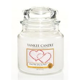 Yankee Candle Snow In Love Candle ( sníh v lásce ) - Vonná svíčka 411. ml unisex