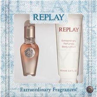 Replay True for Her Dárková sada Parfémová voda 20 ml a tělové mléko 100 ml Replay True for Her Dárková sada Parfémová voda 20 ml a tělové mléko 100 ml