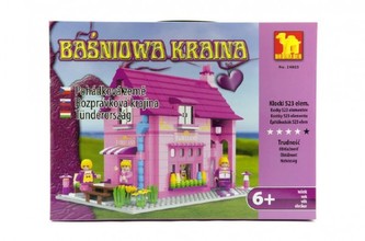 Stavebnice Dromader pro Holky plast 523ks v krabici 41x30cm