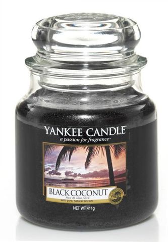 Yankee Candle Black Coconut Candle ( černý kokos ) - Vonná svíčka 411. ml unisex