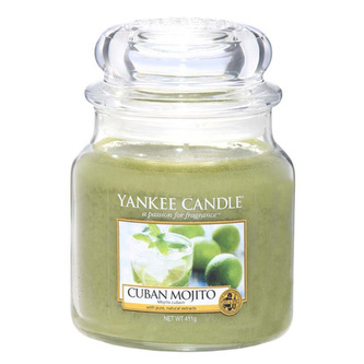 Yankee Candle Cuban Mojito Candle ( kubánské mochito ) - Vonná svíčka 411. ml unisex