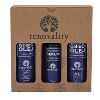 Renovality Original Series CelluO Oil Set - Dárková sada pro pleť a tělo 250 ml pro ženy