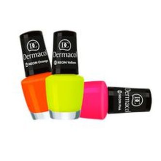 Dermacol Neon Nail Polish - Neonový lak na nehty 5 ml pro ženy