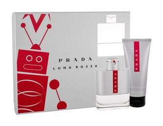 Prada Luna Rossa for Men Dárková sada Toaletní voda 100 ml a After Shave Balsam ( balzám po holení ) Luna Rosa for Men 100 ml