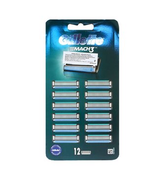 Gillette Mach3 ( 12 ks ) - Náhradní hlavice pro muže