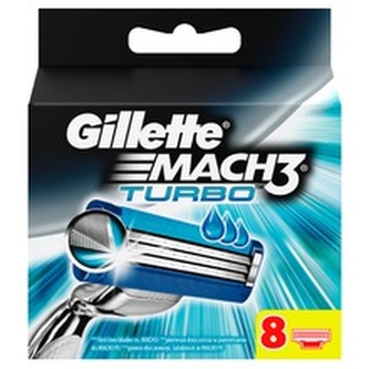 Gillette Mach 3 Turbo - náhradní břity Gillette Mach 3 Turbo - náhradní břity