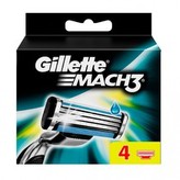 Gillette Mach 3 ( 4 ks ) - Náhradní hlavice pro muže