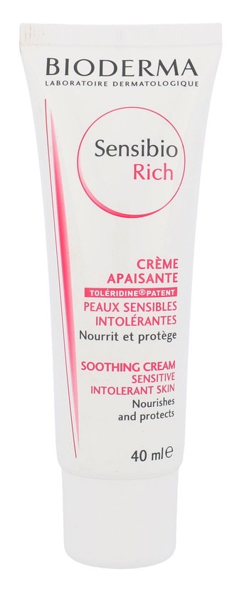 Bioderma Sensibio Riche - Zklidňující výživný krém 40 ml pro ženy