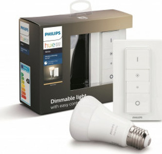 Hue Bluetoothžárovka LED E27 9W 806lm 2700K + dimmer switch