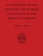 A Catalogue of the Chandra Shum Shere Collection in the Bodleian Library