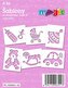Papírové šablony MAGIC, 11 x 14cm, 6ks, sada V - Baby