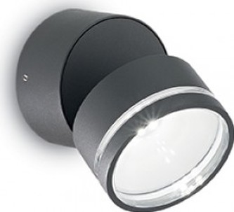 Venkovní bodové svítidlo 7,3W LED OMEGA ROUND AP1 ANTRACITE 172552