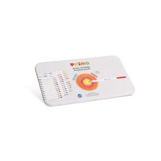 Pastelky šestihranné PRIMO MINABELLA, tuha Ø 3,8mm, 36ks, kovový box