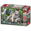Puzzle 3D 63 dílků Bílí tygři