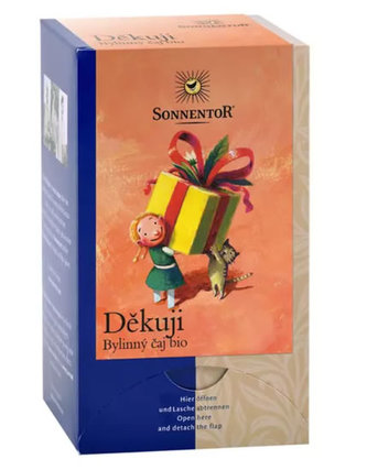 Sonnentor - Děkuji bio čaj porcovaný 27g Sonnentor - Děkuji bio čaj porcovaný 27g