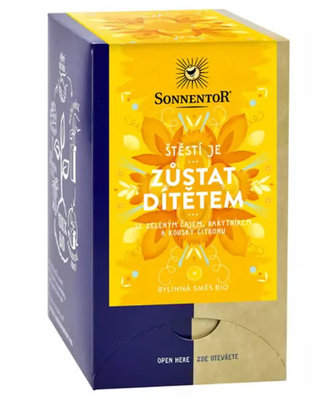 Sonnentor - Štěstí je zůstat dítětem bio čaj porcovaný 27g