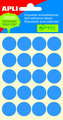 Samolepicí etikety O 19 mm - modré