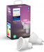Hue Bluetooth 2xžárovka LED GU10 5,7W 2x350lm 2000-6500K, 16.mil.barev