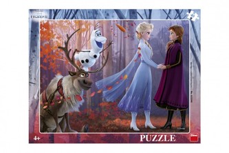Puzzle deskové Ledové království II/Frozen II 37x29cm 40 dílků