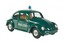 Auto VW brouk policie kov 11cm tmavě zelené v krabičce Kovap