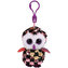 TY Beanie Boos flitrový CHECKS - sova 8.5 cm