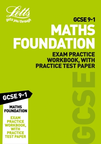 GCSE 9-1 Maths Foundation Exam Practice Workbook, with Practice Test Paper
