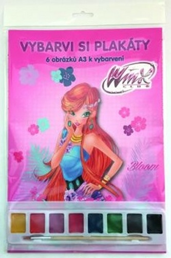 Winx Club  - Plakátové omalovánky A3