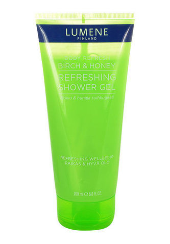 Lumene Body Refresh Sprchový gel Birch & Honey 200 ml pro ženy