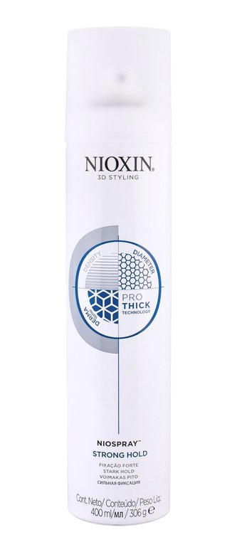 Nioxin 3D Styling Lak na vlasy Niospray Strong Hold 400 ml pro ženy