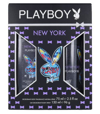 Playboy New York For Him deospray 75 ml + deospray 150 ml