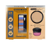 Physicians Formula Casual Eyes oční stíny Custom Eye Enhancing Shadow & Liner 7,5 g + pudr CoverTox Ten 50 Face Powder 9 g + aplikátor Brush