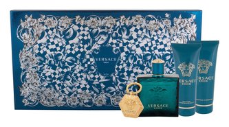 Versace Eros toaletní voda 100 ml + balzám po holení 100 ml + sprchový gel 100 ml + klíčenka