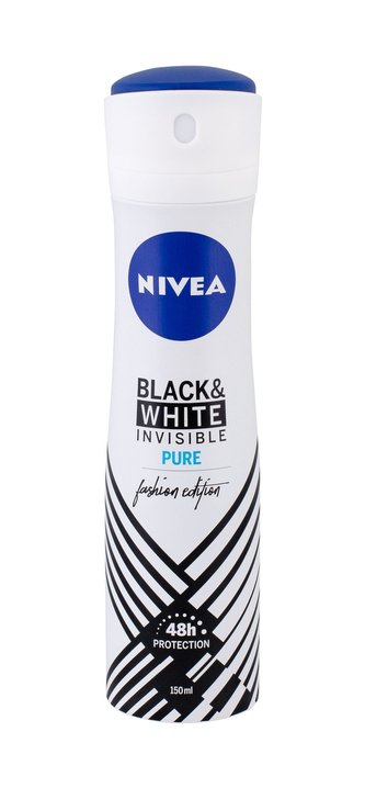 Nivea Invisible For Black & White Antiperspirant 48h 150 ml Pure pro ženy