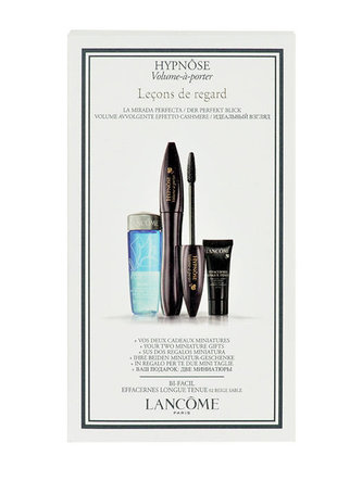 Lancôme Hypnose Volume-A-Porter řasenka Hypnose Volume-A-Porter 6,5 ml + korektor Effacernes Longue Tenue 5 ml 02 + odličovač Bi Facil 30 ml