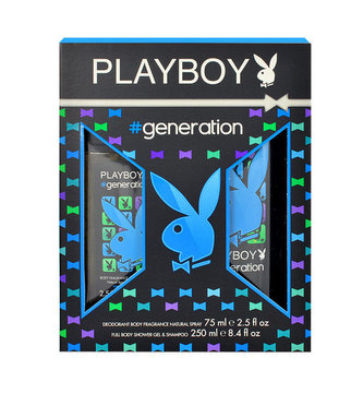 Playboy Generation For Him deospray 75 ml + sprchový gel 250 ml