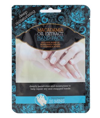 Xpel Macadamia Oil Extract Hydratační rukavice Hand Pack 1 ks pro ženy