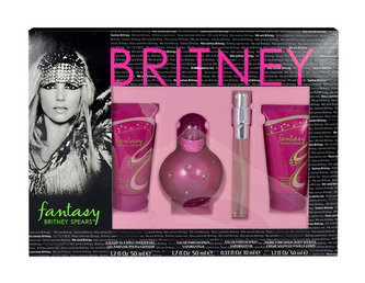 Britney Spears Fantasy parfémovaná voda 50 ml + sprchový gel 50 ml + tělový krém 50 ml + parfémovaná voda 10 ml