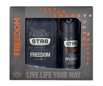 STR8 Freedom toaletní voda 100 ml + deospray 150 ml
