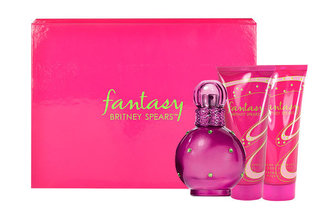 Britney Spears Fantasy parfémovaná voda 100 ml + tělový krém 100 ml + sprchový gel 100 ml