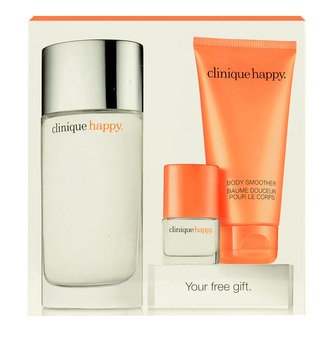 Clinique Happy parfémovaná voda 100 ml + tělové mléko 75 ml + parfémovaná voda 4 ml